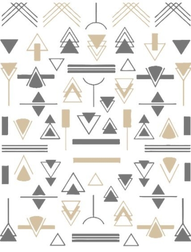 Nagelsticker - Aufkleber selbstklebend - Nail Sticker - gold Geometrisch Dreieck Linien